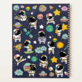 Caricature spatiale astronaute (Dos)