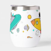 Caricature spatiale astronaute (Droite)