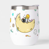 Caricature spatiale astronaute (Gauche)