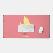 Caricature sur la banane de Cute kawaii (Clavier et souris)