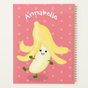 Caricature sur la banane de Cute kawaii