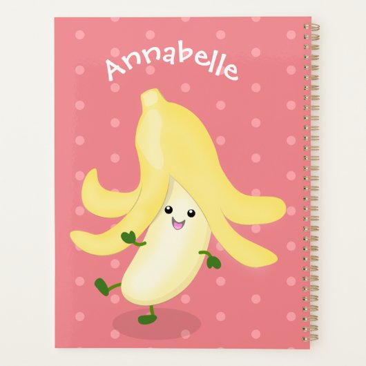 Caricature sur la banane de Cute kawaii (Dos)