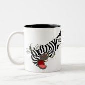 Caricature sur le caricature Zebra Mug (Gauche)