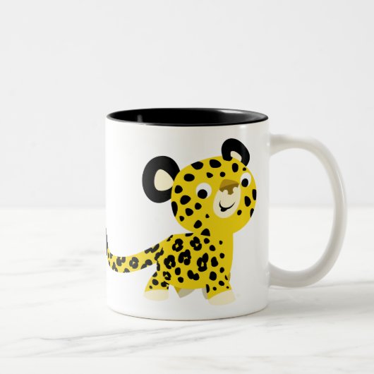 Caricature sympa Leopard Mug (Droit)