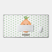 Caricature vert oignon brun joli (Clavier et souris)