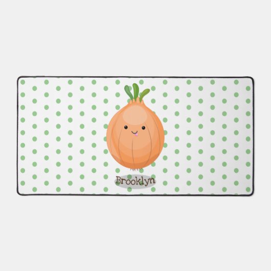 Caricature vert oignon brun joli (Recto)