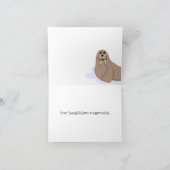 Caricature Walrus Merci (Intérieur)