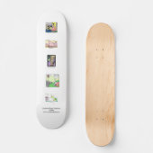 Caricatures Londons Times Sur Skateboard De Qualit (Recto)