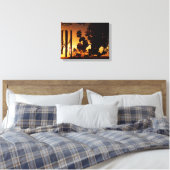Carillon en or toile de coucher de soleil (Insitu(Chambre))
