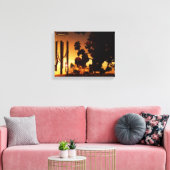 Carillon en or toile de coucher de soleil (Insitu(Salon))