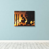 Carillon en or toile de coucher de soleil (Insitu (Plancher de Bois))
