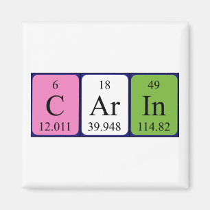 Carin periodieke table name magnet magneet