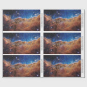 Carina Nebula Cosmic Cliffs James Webb Hi-Res Cadeaupapier (Vlak)