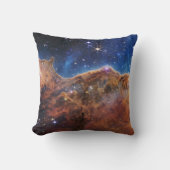 Carina Nebula Cosmic Cliffs James Webb Hi-Res Kussen (Voorkant)