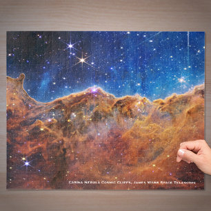 Carina Nebula Cosmic Cliffs James Webb Hi-Res Legpuzzel