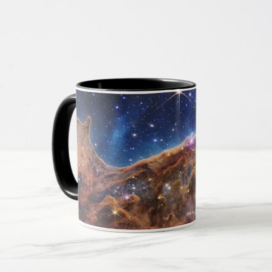 Carina Nebula Cosmic Cliffs James Webb Hi-Res Mok (Voorkant links)