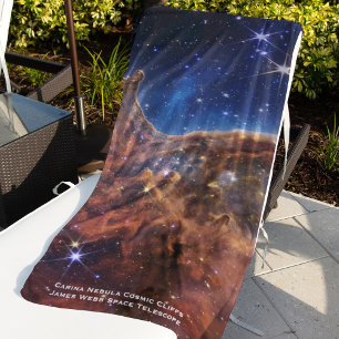 Carina Nebula Cosmic Cliffs James Webb Hi-Res Strandlaken