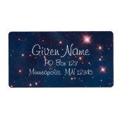 Carina Nebula Étiquette (Devant)