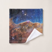 Carina Nebula Falaises cosmiques James Webb Hi-Res (Gant de toilette)