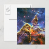Carina Nebula (Hubble Telescope) Briefkaart (Voorkant / Achterkant)