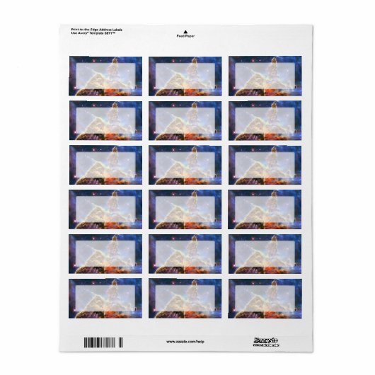 Carina Nebula (Hubble Telescope) Etiket (Full Sheet)