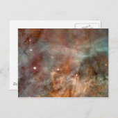 Carina Nebula Marble Kijk NASA Briefkaart (Voorkant / Achterkant)