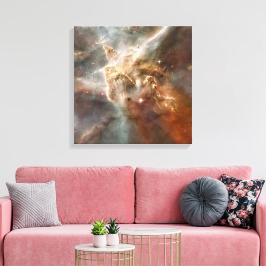 Carina Nebula NGC 3372 NASA Canvas Afdruk (Insitu (Woonkamer))