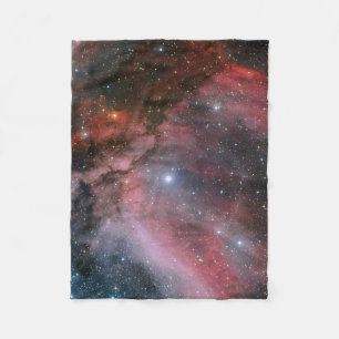 Carina Nebula rond de Wolf-Rayet ster WR 22 Fleece Deken