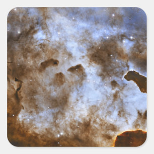 Carina Nebula Star-vormende pijlers Vierkante Sticker