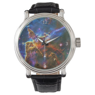 Carina Nebula Star Vorming Gas Cloud Sculptuur Horloge