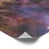 Carina Nebula van de Hubble Ruimtetelescoop Poster (Hoek)