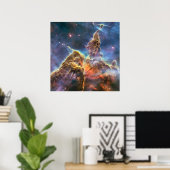 Carina Nebula van de Hubble Ruimtetelescoop Poster (Thuiskantoor)