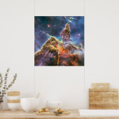 Carina Nebula van de Hubble Ruimtetelescoop Poster (Keuken)