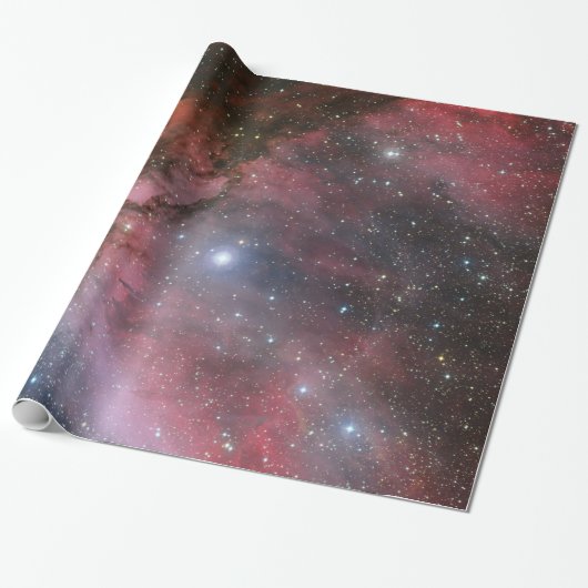 Carina Nebula, Wolf-Rayet ster WR 22 Cadeaupapier (Uitgerold)