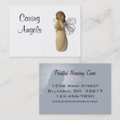 Caring Angels Verpleegzorg Visitekaartje (Voorkant / Achterkant)