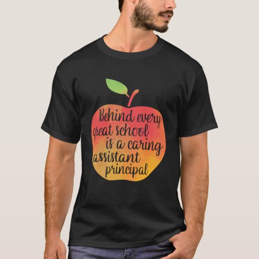 Caring Assistant Principal T-shirt (Voorkant)