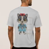 Caring Cat Nurse: Het is mijn ding T-shirt (Achterkant)