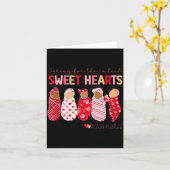 Caring For The Cutest Sweethearts Nicu Nurse Valen Kaart (Gele Bloem)