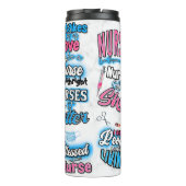 Caring is the Essence of Nursing Thermosbeker (Achterkant)