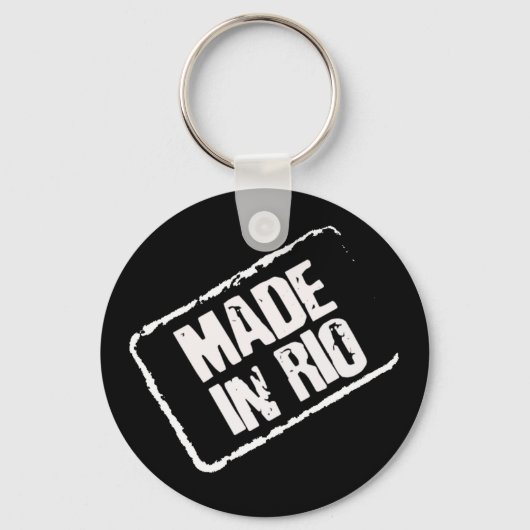 CARIOCA GEMAAKT IN RIO STAMP SLEUTELHANGER (Voorkant)
