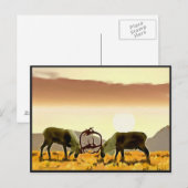 Cariou Duel Briefkaart (Voorkant / Achterkant)