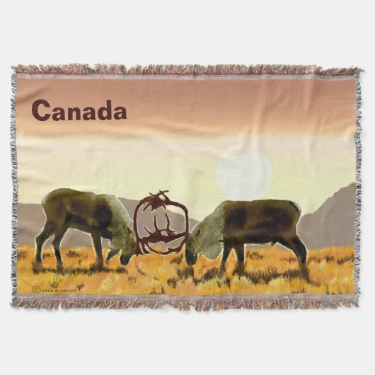 Cariou Duel - Canada Deken (Voorkant)