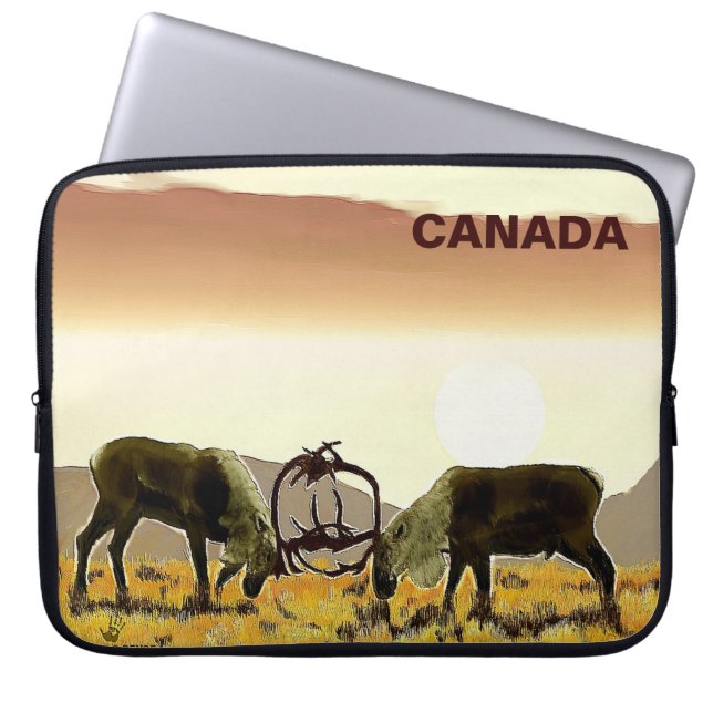 Cariou Duel - Canada Laptop Sleeve (Voorkant)