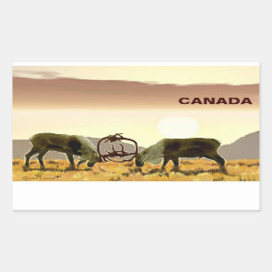 Cariou Duel - Canada Rechthoekige Sticker