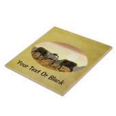 Cariou Duel Tegeltje (Zijkant)