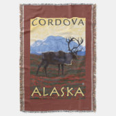 Cariou Scene - Cordova, Alaska Deken (Voorkant Verticaal)