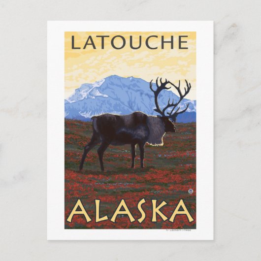 Cariou Scene - Latouche, Alaska Briefkaart (Voorkant)