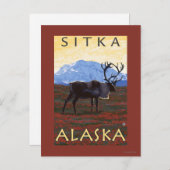 Cariou Scene - Sitka, Alaska Briefkaart (Voorkant / Achterkant)