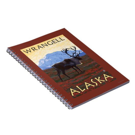 Cariou Scene - Wrangell, Alaska Notitieboek (Rechterzijde)