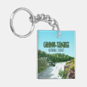 Cariou Targhee National Forest Idaho Sleutelhanger (Voorkant Links)